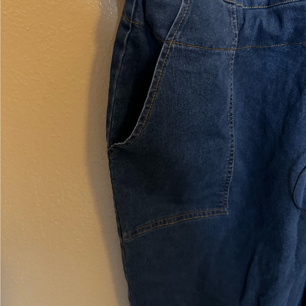 Ashley Stewart Indigo Denim Jumpsuit - Picture 9 of 9